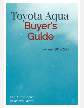 toyota aqua buyers guide (2011-2021)